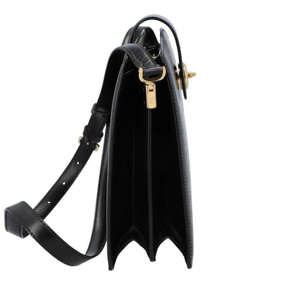 Authentic Louis Vuitton Capuchin Epi Noir Leather Crossbody - Picture 6 of 16